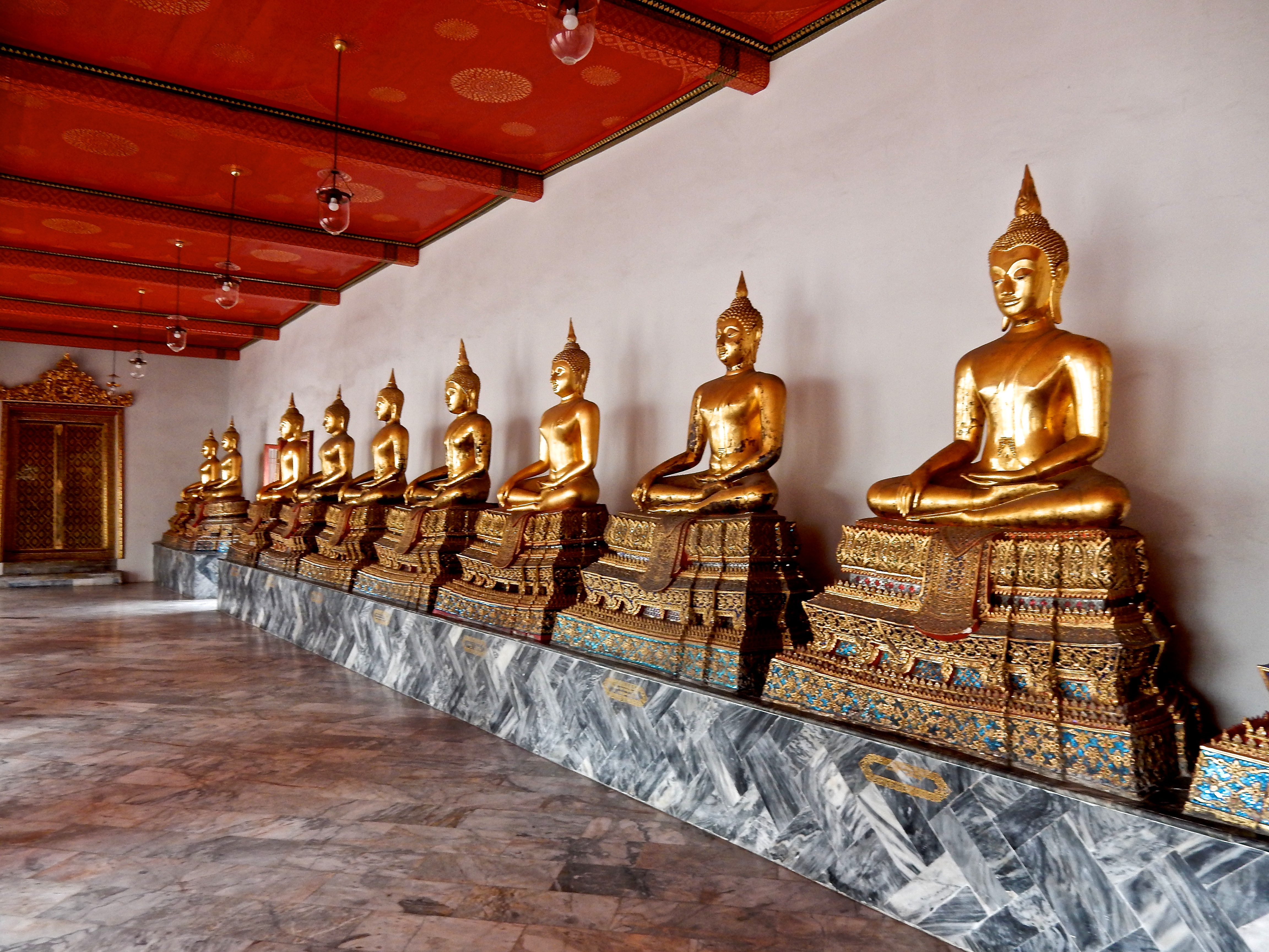 Buddha row